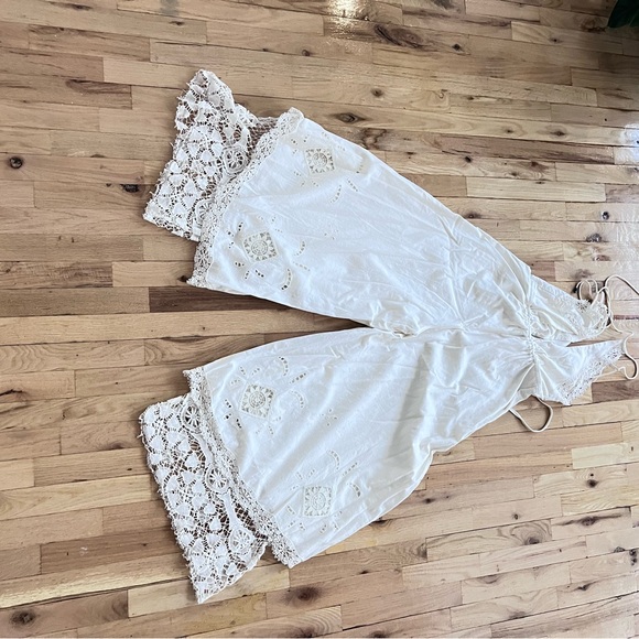 Free People Always Yours Crochet Cutwork Lace Jumpsuit - Picture 6 of 11